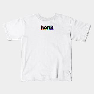 honk - rainbow edition Kids T-Shirt